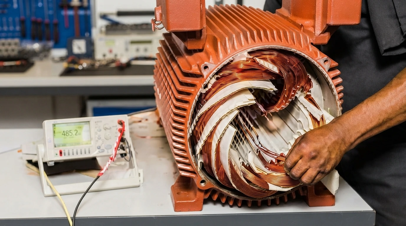 Jasa gulung ulang dinamo dan perawatan motor listrik Mega-Elektro